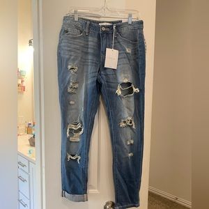 Kancan Distressed Relaxed Fit Jeans NWT 7 / 27
